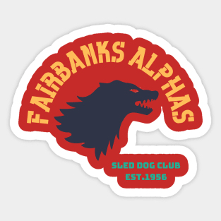 Fairbanks alphas Sticker